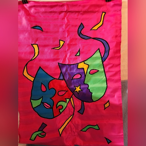 Comedy & Tragedy Flag. NIB - Picture 1 of 2
